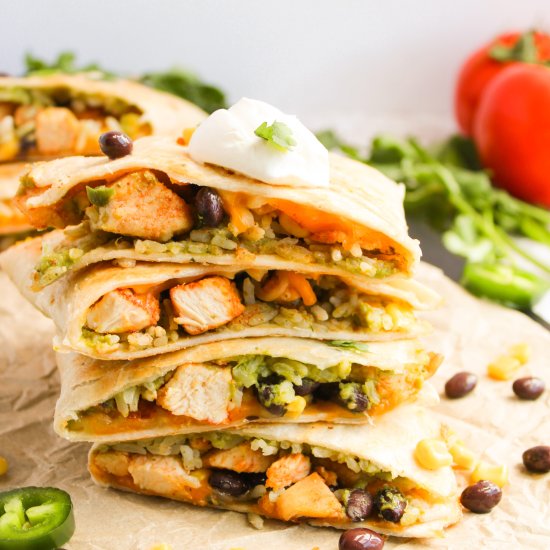 Southwestern Chicken Quesadillas