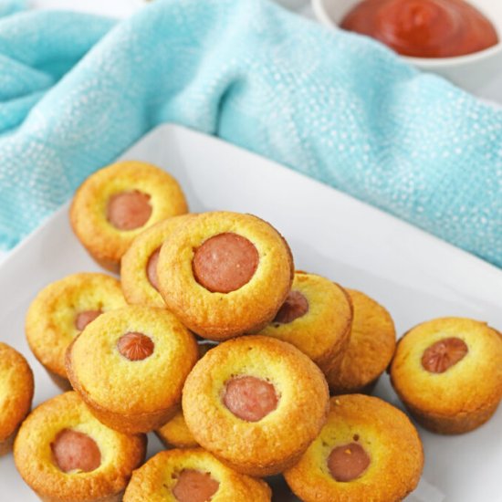 Mini Corn Dog Muffins