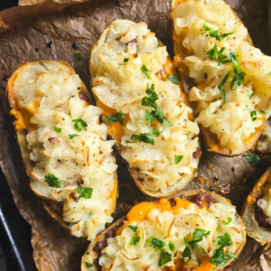 Sloppy Joe Tater Skins