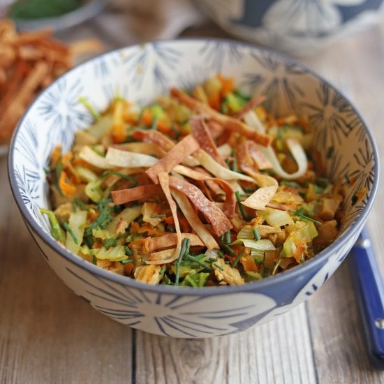 Vegan Egg Roll in a Bowl