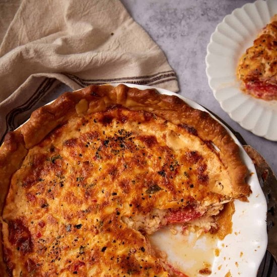 Pimento Cheese Tomato Pie