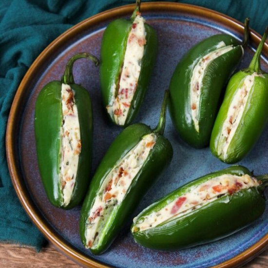 Bacon Cream Cheese Jalapeno Poppers