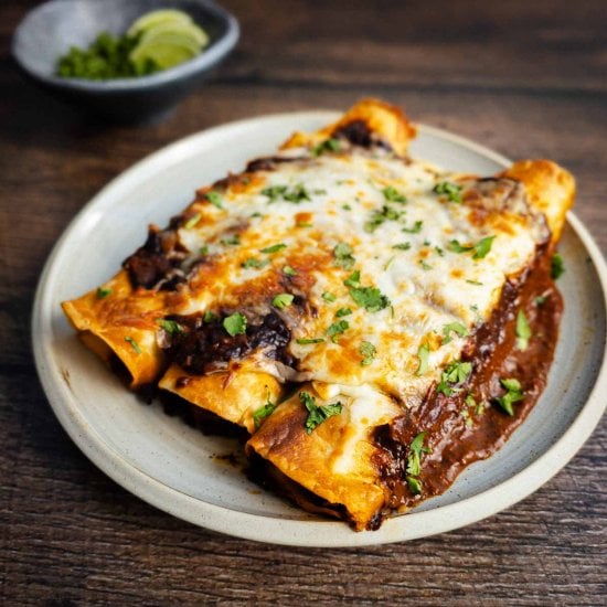Chicken Thigh Enchiladas