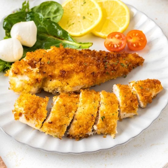 Crispy Pan-Fried Chicken Cutlets