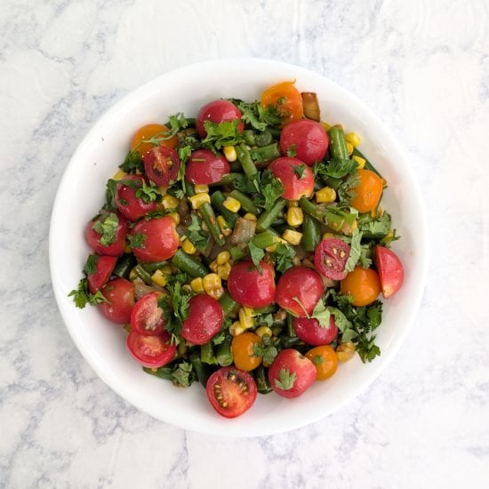 Corn & Green Bean Salad with Lime