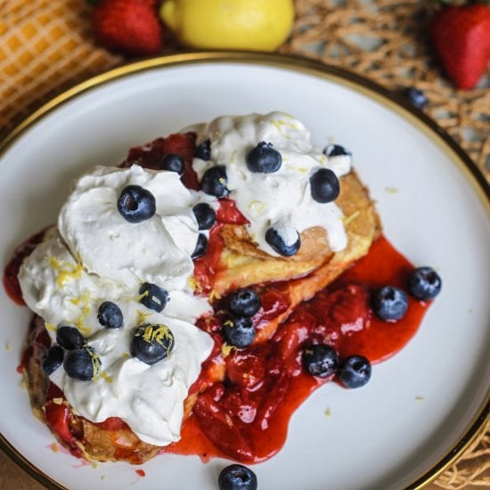 Lemon Sourdough French Toast