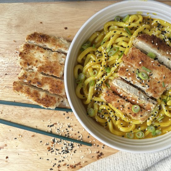 Tofu Katsu Curry Udon