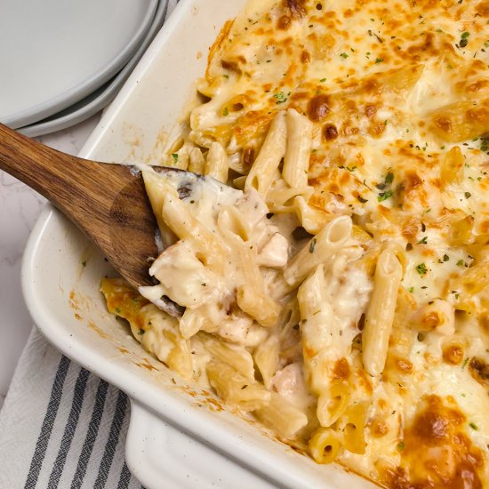 Chicken Alfredo Casserole