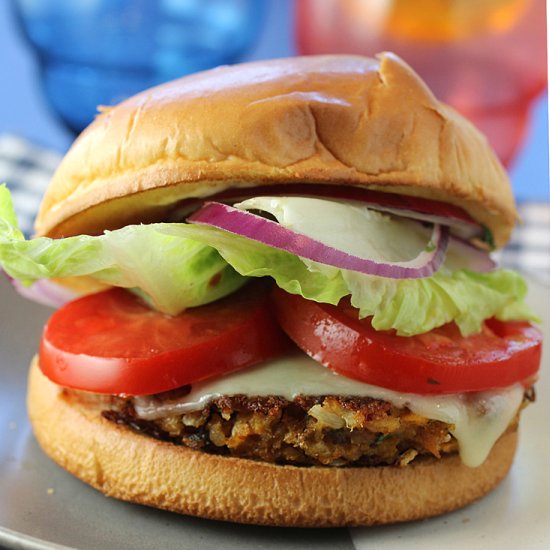 Chili Crisp Smoked Salmon Burger