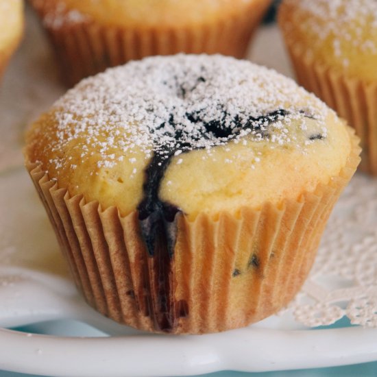Simple Blueberry Muffins