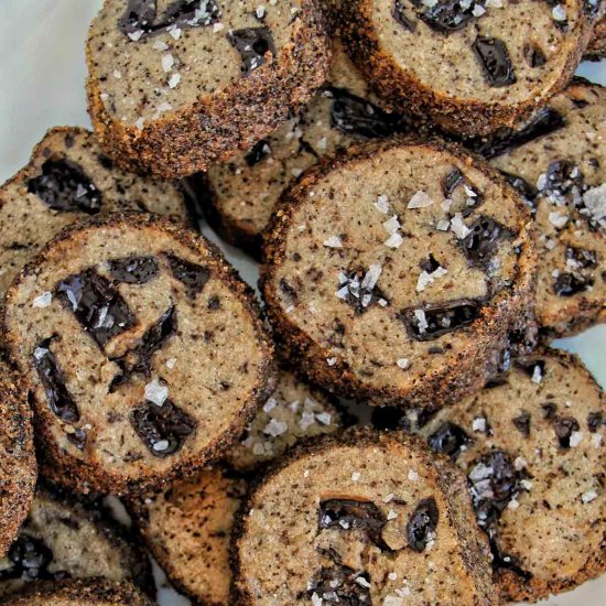 Espresso Shortbread Cookies