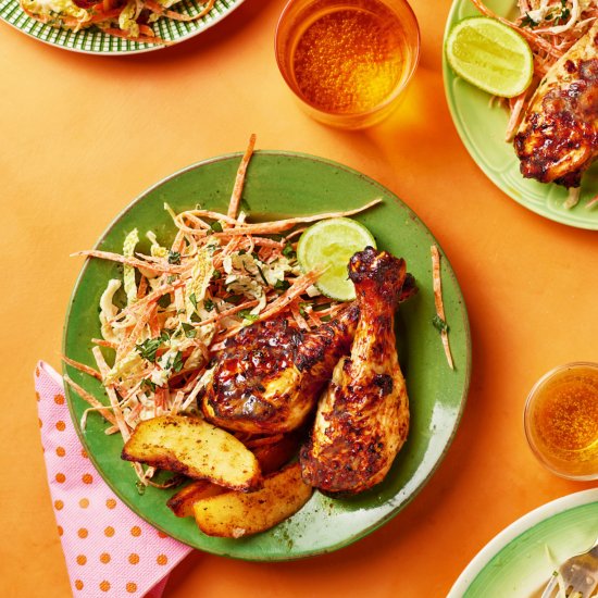 Air Fryer Jerk Chicken Drumsticks