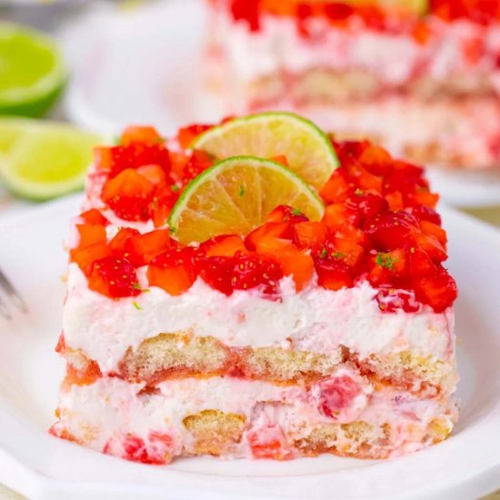 Strawberry Margarita Tiramisu