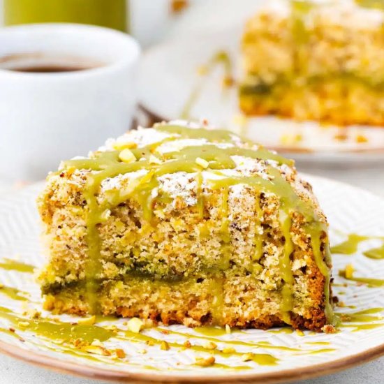 Pistachio Coffee Cake
