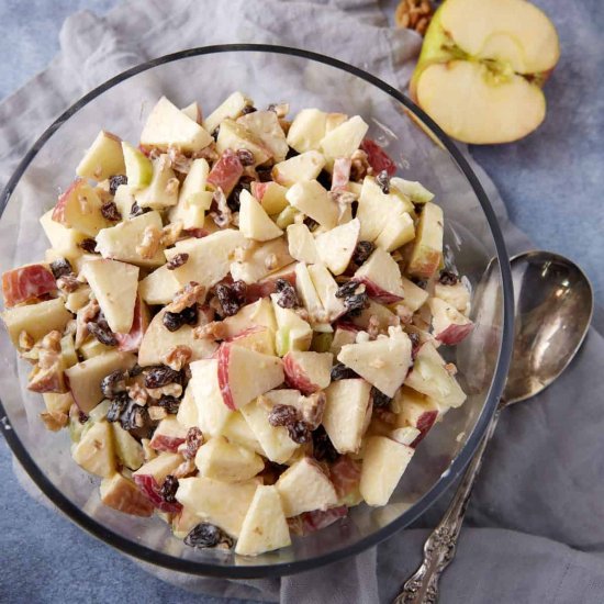 Apple Waldorf Salad with Raisins