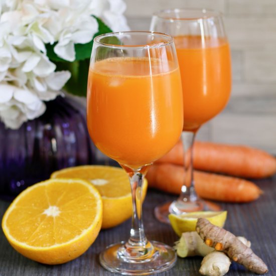 Carrot, Turmeric and Ginger Juice