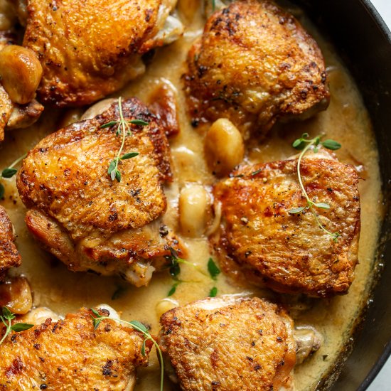 40 Clove Garlic Chicken