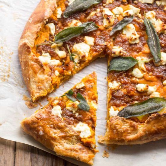 Brown Butter Pumpkin Galette