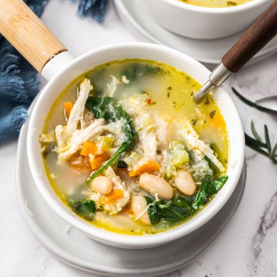 Italian Chicken and White Bean Soup