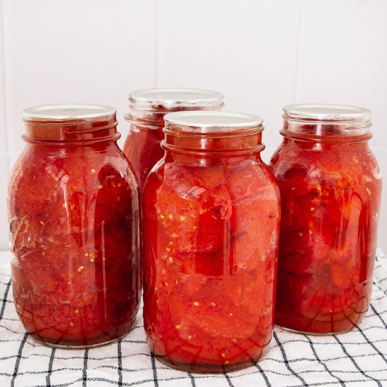 Canning Whole Tomatoes