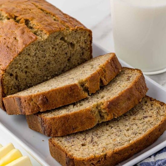 Banana Bread with Sour Cream