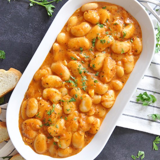 Butter Beans in Paprika Sauce