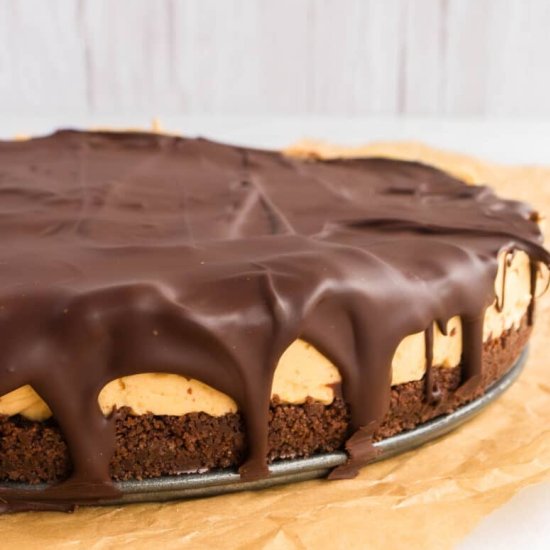 Peanut Butter Pie with Chocolate