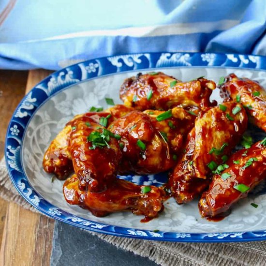 Sriracha Honey Chicken Wings