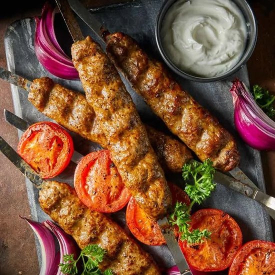 Grilled Lamb Kebabs