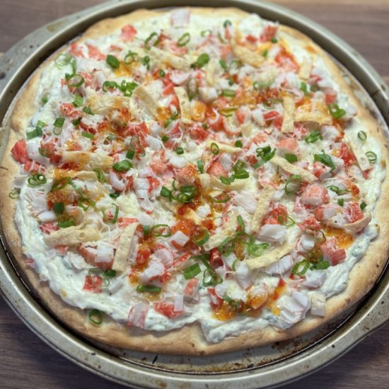 Crab Rangoon Pizza