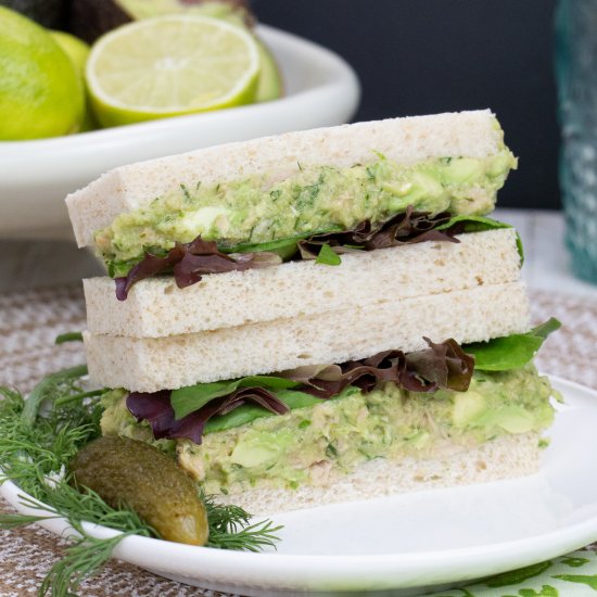 Avocado & Tuna Sandwich