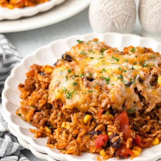 Taco Rice Casserole