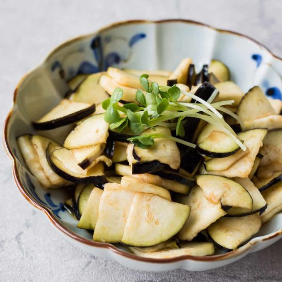 Quick Japanese Eggplant Salad