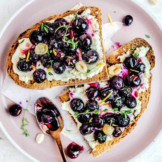 Blueberry Toast