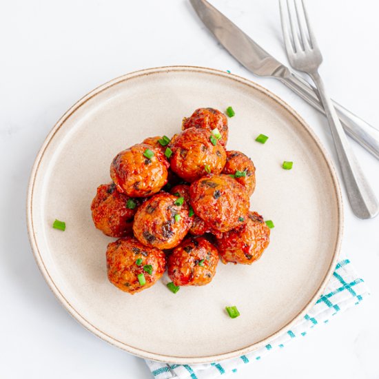 Sweet Chili Chicken Meatballs