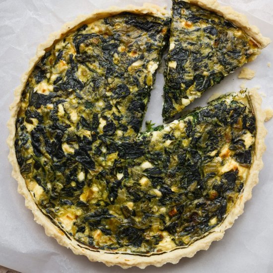 Spanakopita Tart