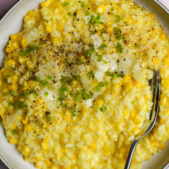 Creamy Corn Risotto