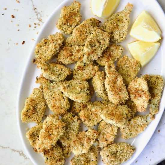 Crispy Parmesan Artichoke Hearts