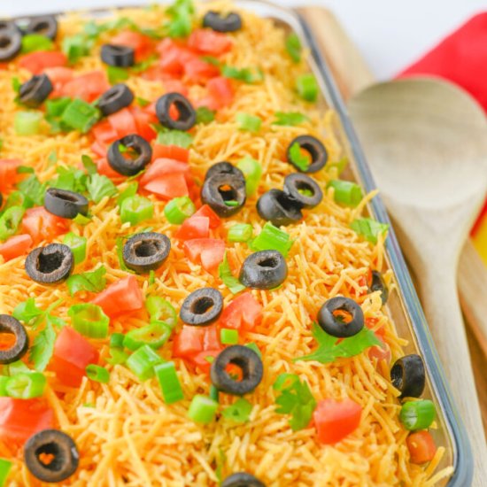 Easy Layered Taco Dip