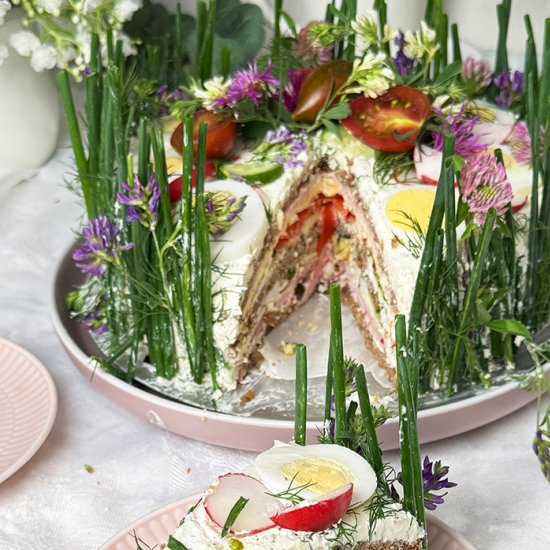 Sandwich Cake – Bread Cake Recipe