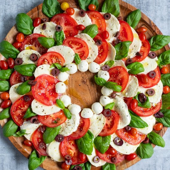 Caprese Wreath