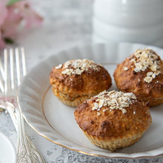 Air Fryer Oat Cupcakes