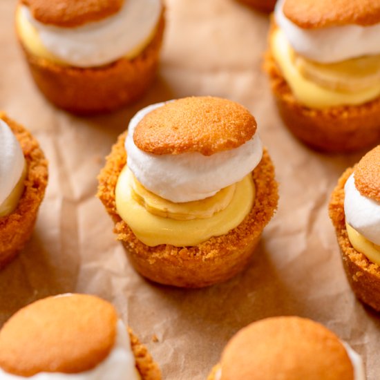 Mini Banana Cream Pies