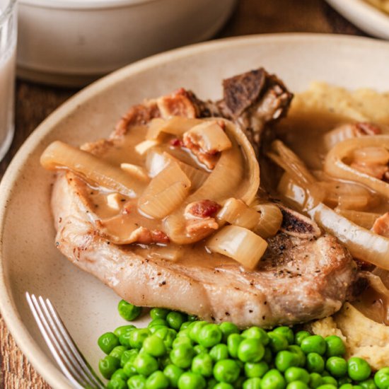 Crockpot Smothered Pork Chops