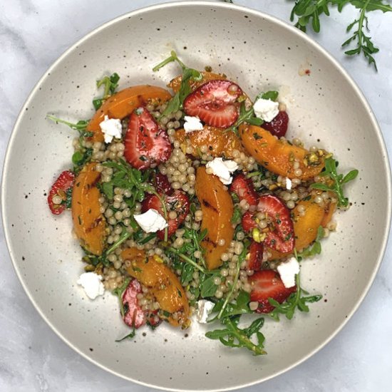 Grilled Apricot Couscous Salad