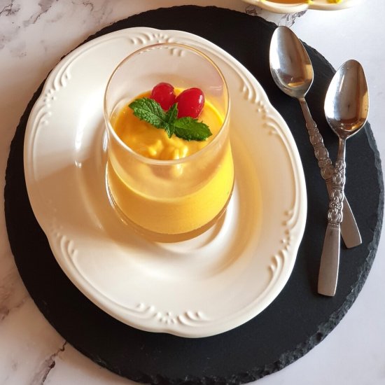 3 Ingredient Easy Mango Mousse