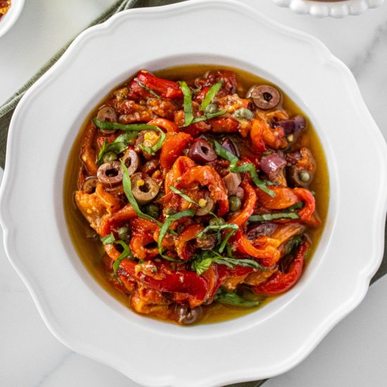 Marinated Capsicums