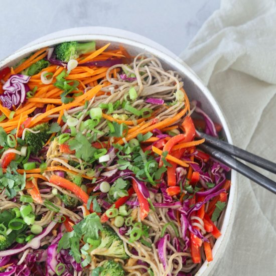 Cold Soba Noodle Salad