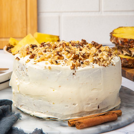 Carrot Pineapple & Coconut Cake
