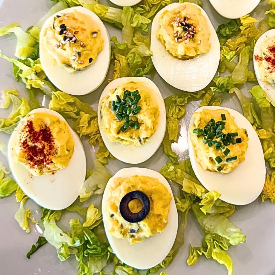 Classic Deviled Eggs with Relish